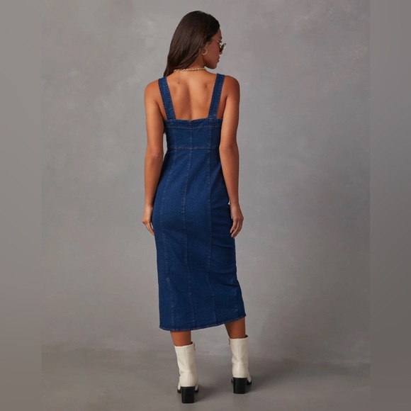 NWOT Jean MIDI Dress - Picture 6 of 6